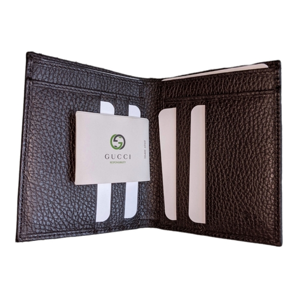 Gucci GG Canvas and Leather Bifold Men’s Wallet - Picture 3 of 5